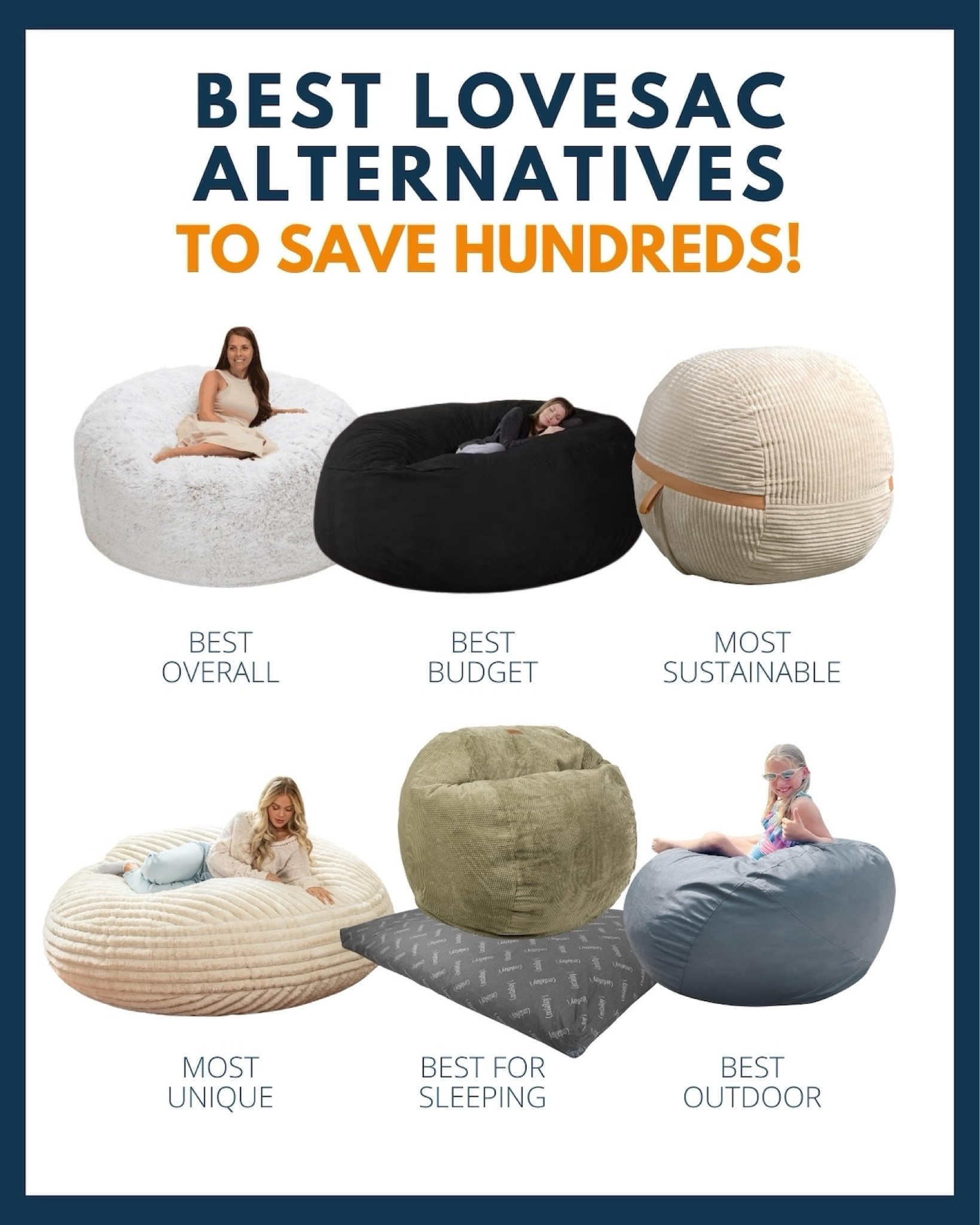 Snuggling up just got a whole lot cozier! 💕✨ Discover our team’s top LoveSac alternatives that cater to every vibe and budget! From a sleek, budget-friendly option to a versatile one that transforms into a bed, and even an outdoor-friendly gem for those sunny days—there’s truly something for everyone! #CozyVibes #HomeDecor #LoveSacAlternatives"

#LTKFamily #LTKHome #LTKKids