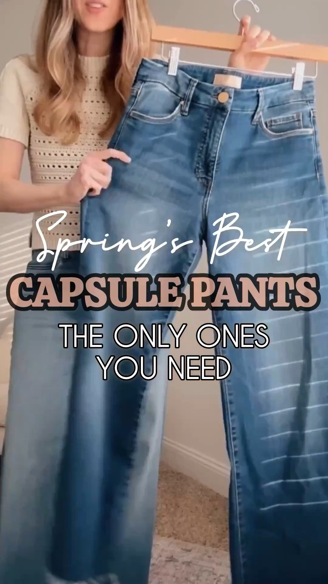 These capsule wardrobe jeans are all I’m wearing this spring. They’re comfortable, flattering, and work with everything from tees to sweaters. If you’re building a simple, repeatable wardrobe, start here.

Sunsets and Stilettos capsule wardrobe jeans spring pants neutral outfits wide leg denim teacher style everyday fashion closet staples

#LTKSeasonal #LTKgrwm #LTKOver40