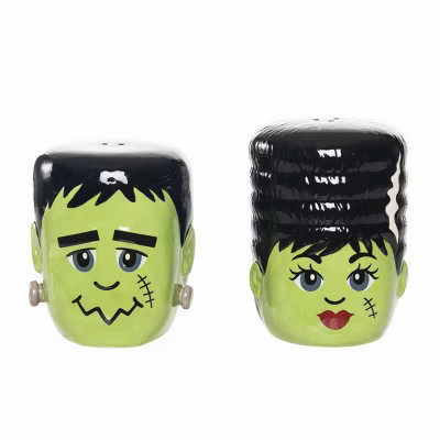 Gallerie II Frank Monster & Bride Halloween Salt & Pepper Shakers Set of 2 | Target