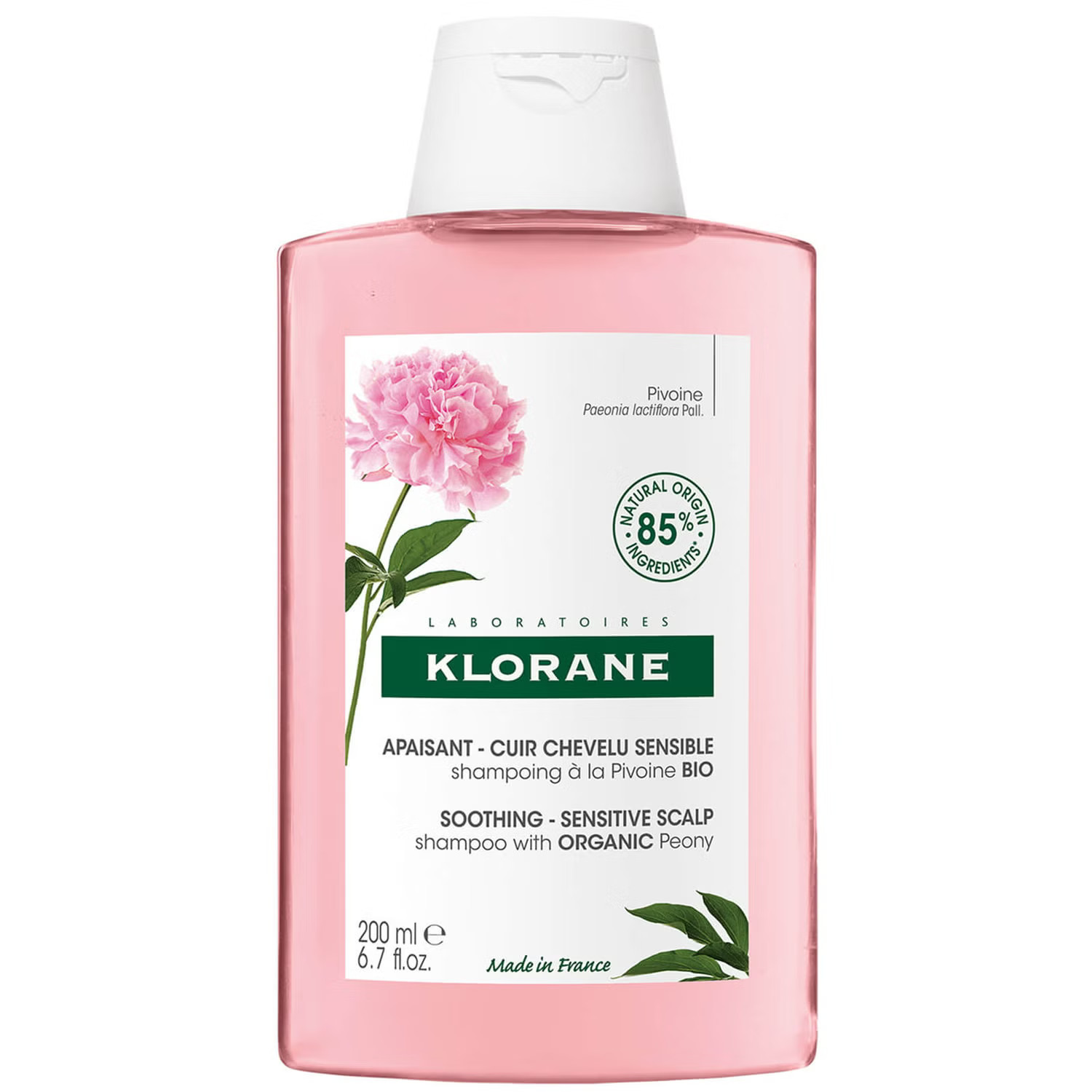 KLORANE Soothing Shampoo with Organic Peony for Sensitive Scalps 200ml | Look Fantastic (UK)