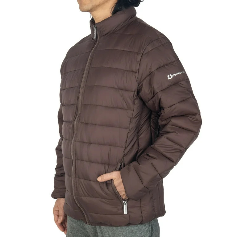 Alpine Swiss Niko Men’s Puffer Jacket Warm Down Alternative Insulated Coat | Packable Water-Res... | Walmart (US)