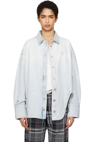 Blue Diana Denim Shirt | SSENSE