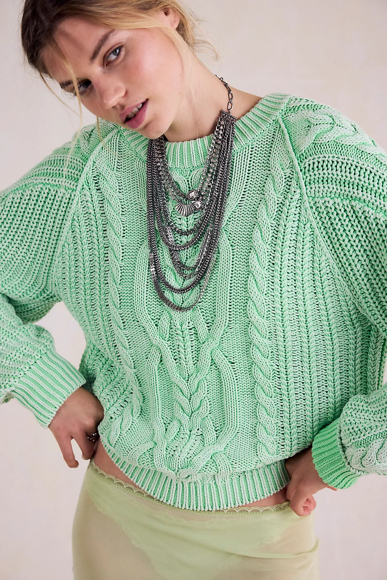 Frankie Cable Jumper | Free People (UK)