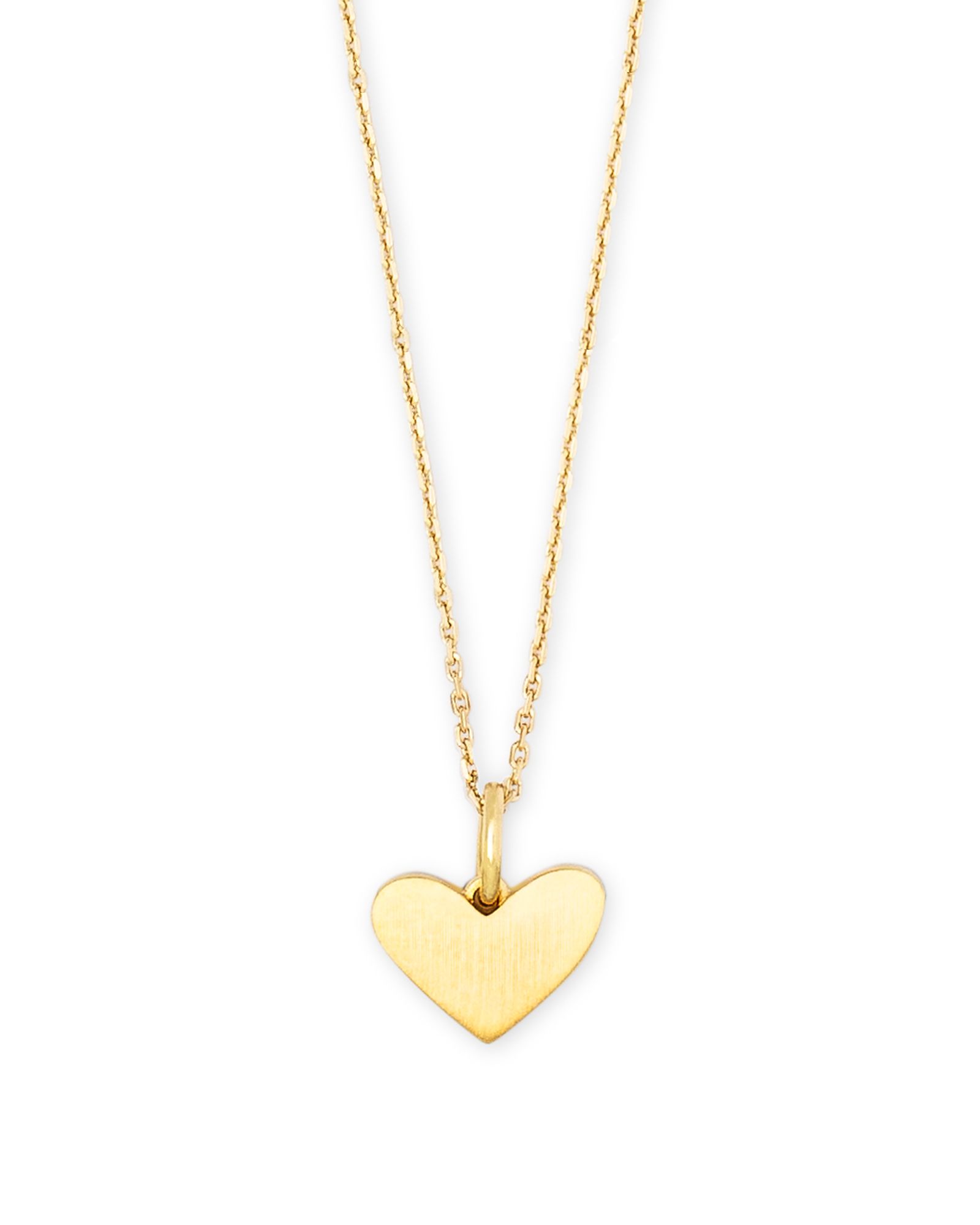 Ari Heart Charm Necklace In 18k Gold Vermeil | Kendra Scott