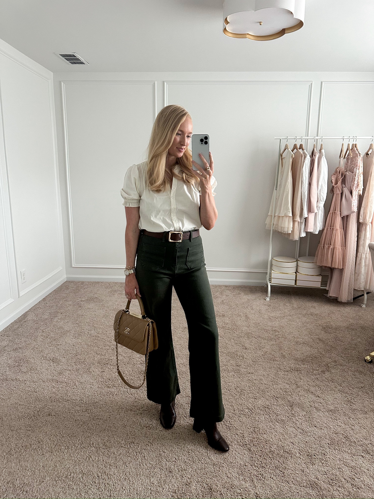 How cute is this transitional fall outfit from Avara?! Would be so pretty for work or an elevated lunch with friends. Wearing size small in the top and size 27 in the pants. Use my code Amandaj15 for 15% off. Transition outfits // fall outfits // work outfits // workwear // shopavara 

#LTKSeasonal #LTKStyleTip #LTKWorkwear