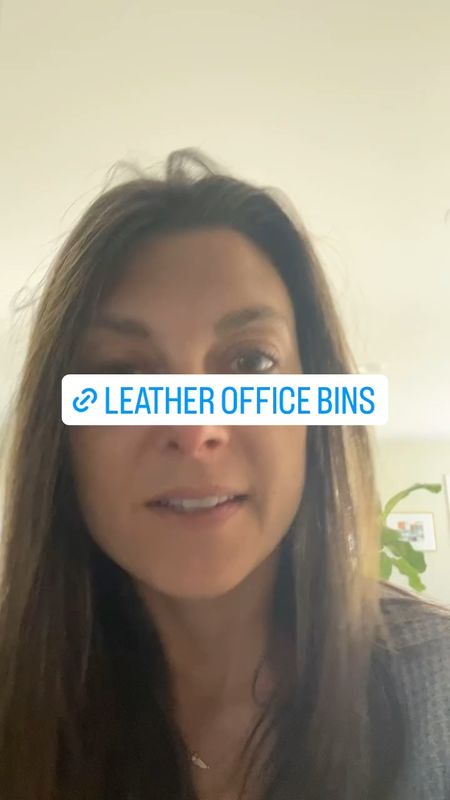 Our leather office bins are on sale so why not shop them and the whole surf road studio while you’re at it?! 😍

#LTKSaleAlert #LTKWorkwear #LTKHome