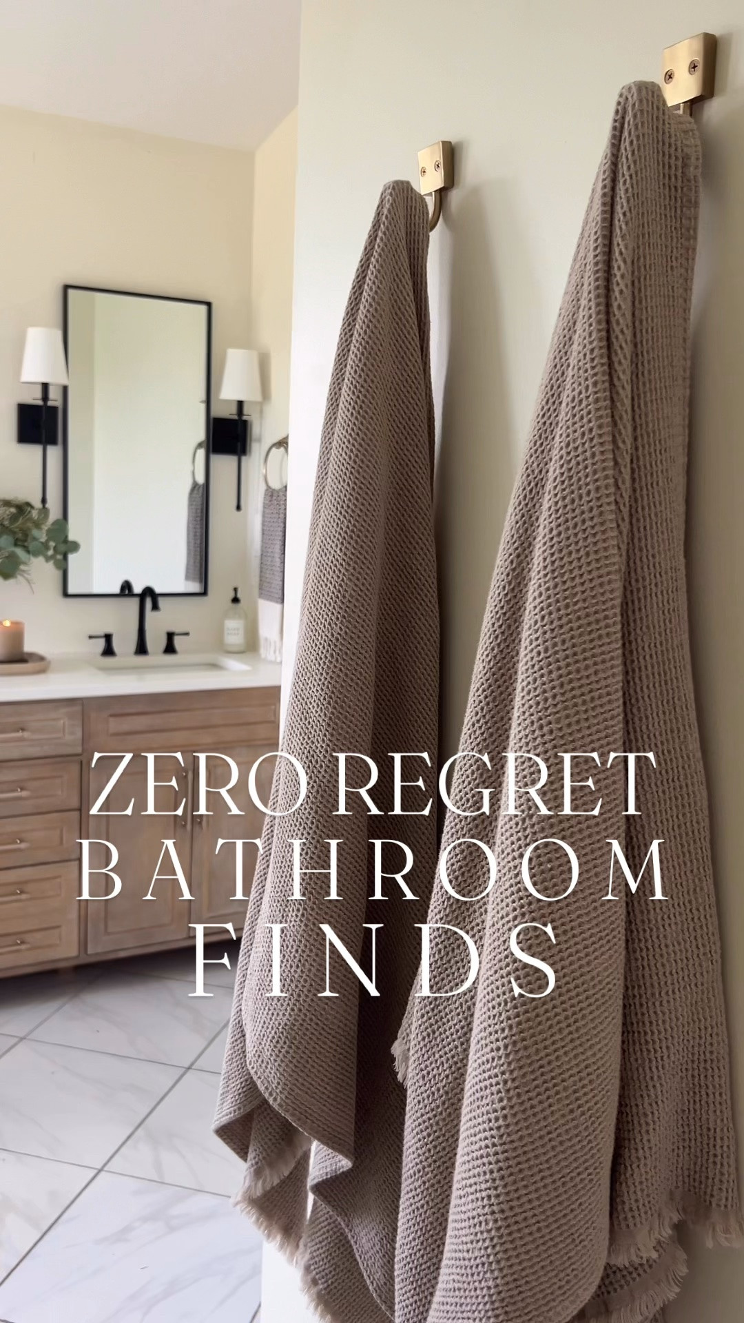 Zero regret bathroom finds, bathroom decor, bathroom cabinet, bathroom vanity, wall mirror , wall sconce, bath towel, hand towel, bath mat

#LTKHome #LTKSaleAlert