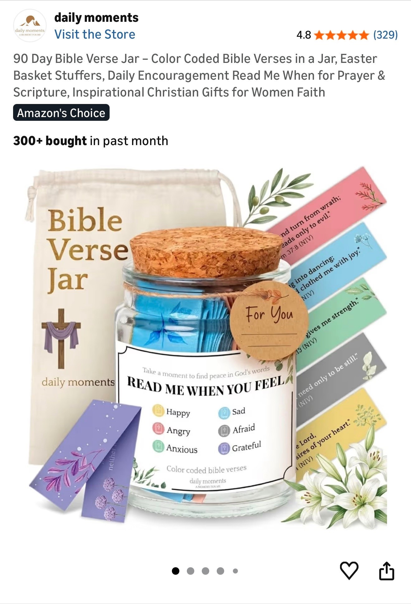 Ya’ll just look at this Bible verse jar!! It has a little color coded label on the jar to tell you what color to read if you’re struggling with something specific. If you’re looking for a last minute meaningful Easter basket filler idea, this would be soooo great for kids or teens or adults! Truly a gift that keeps on giving 😍 

#LTKSeasonal #LTKKids