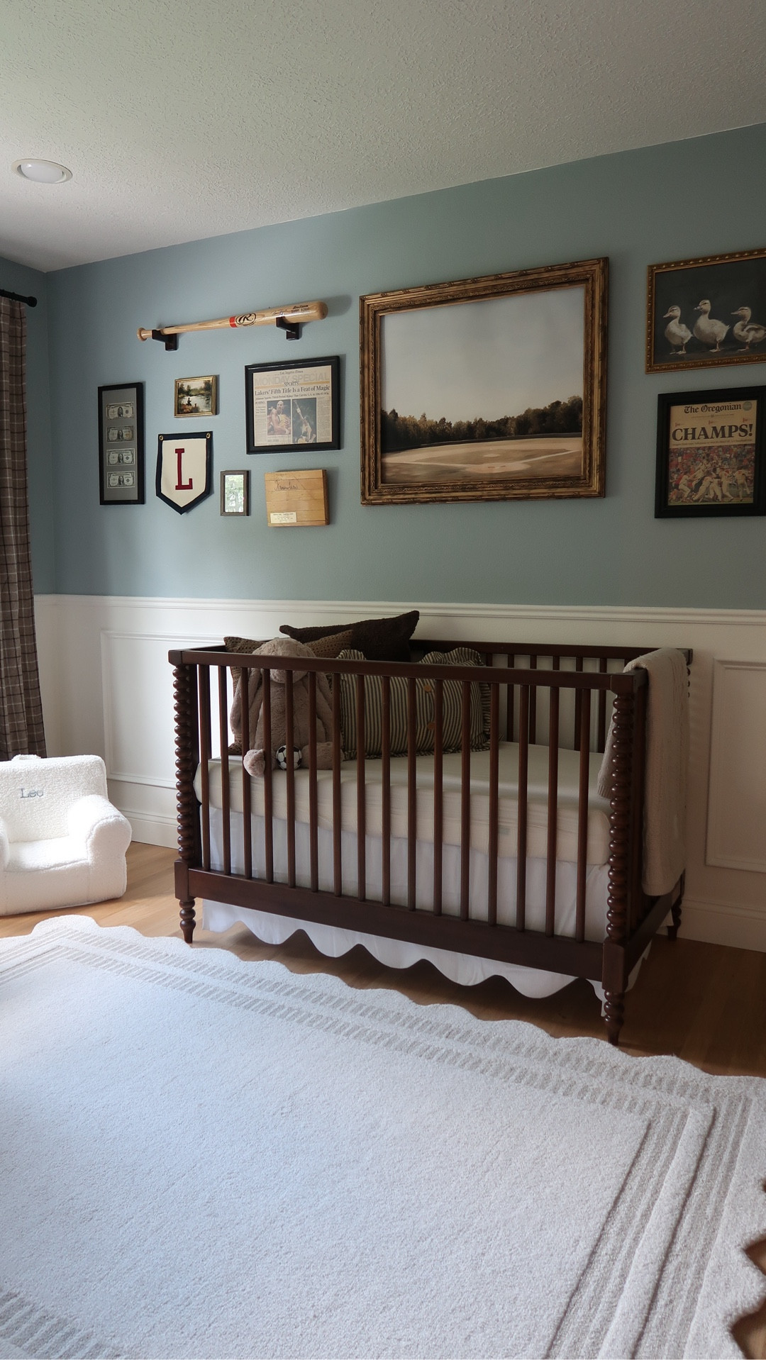 Vintage sports nursery 🧸⚾️💫