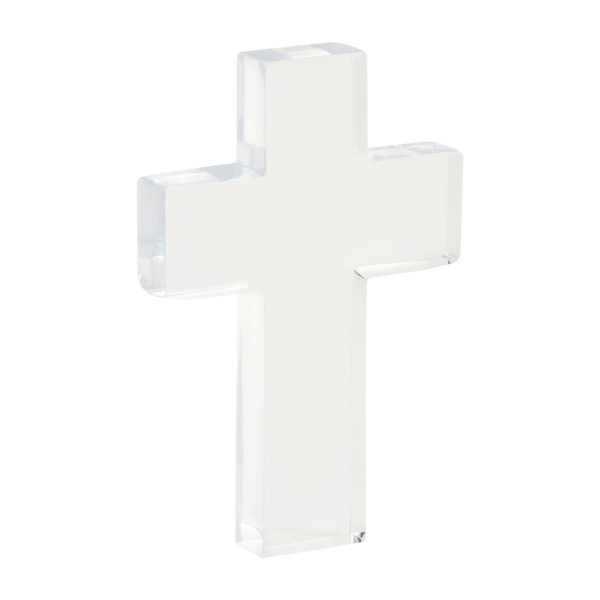 Clear Resin Cross | Mud Pie