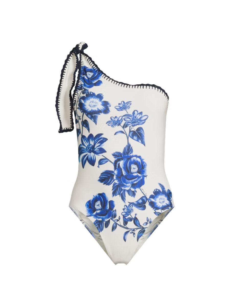 Floral Cascade One-Piece Swimsuit | Saks Fifth Avenue