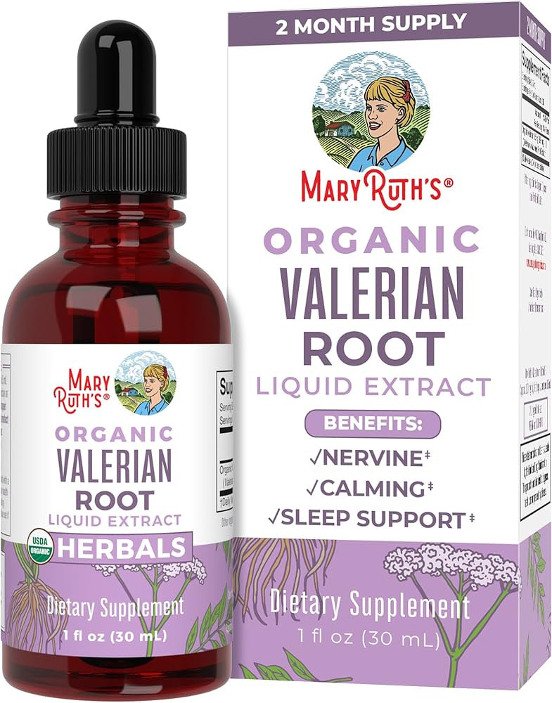 MaryRuth Organics Valerian Root Liquid Drops | 2 Month Supply | Sugar Free | USDA Organic Valeria... | Amazon (US)