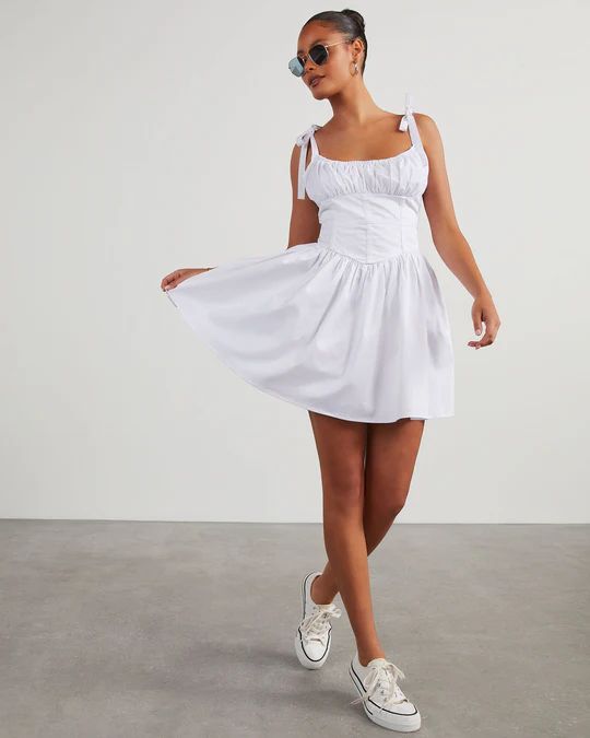 Arya Corset Flare Mini Dress | VICI Collection