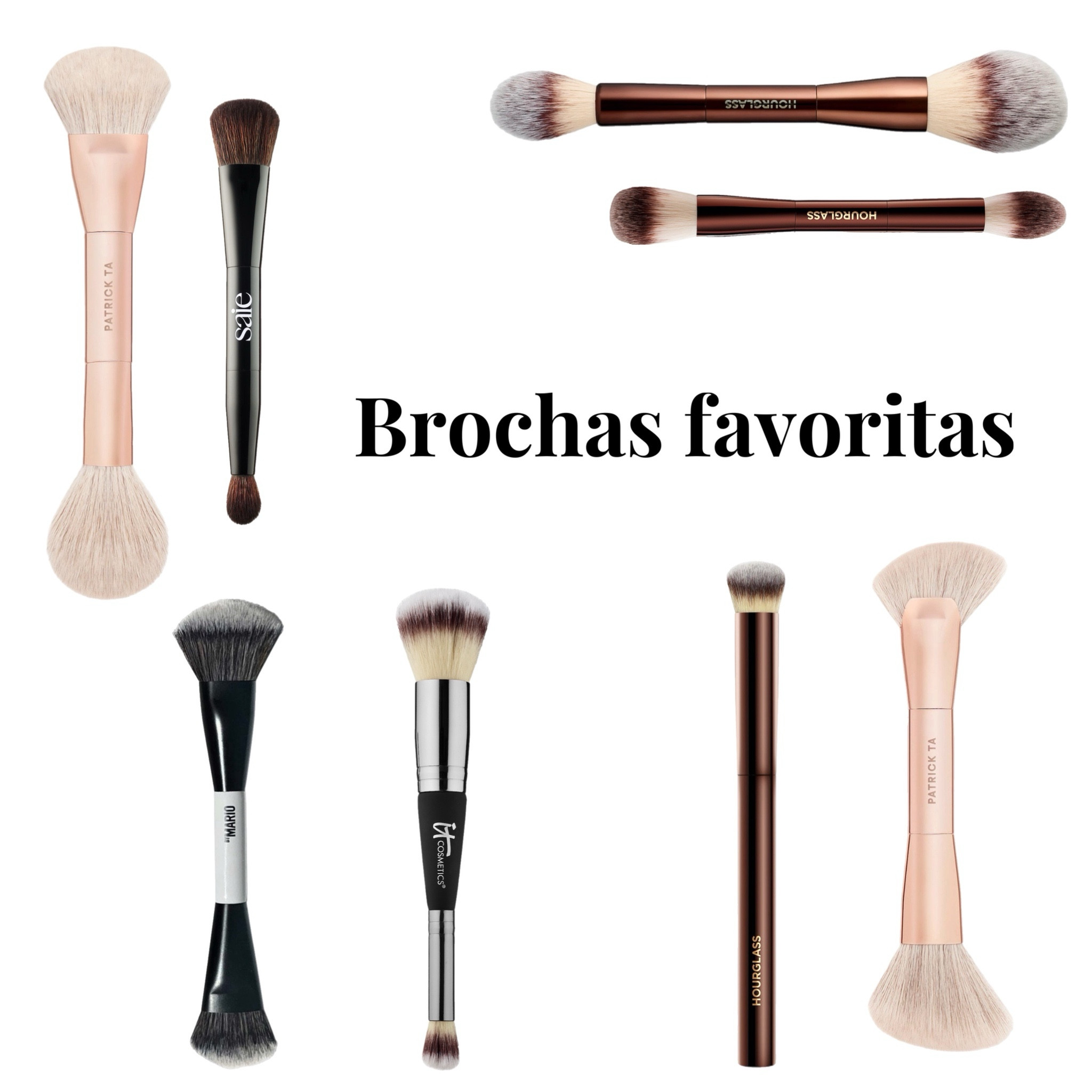 Brochas de maquillaje favoritas 
Favorite makeup brushes 