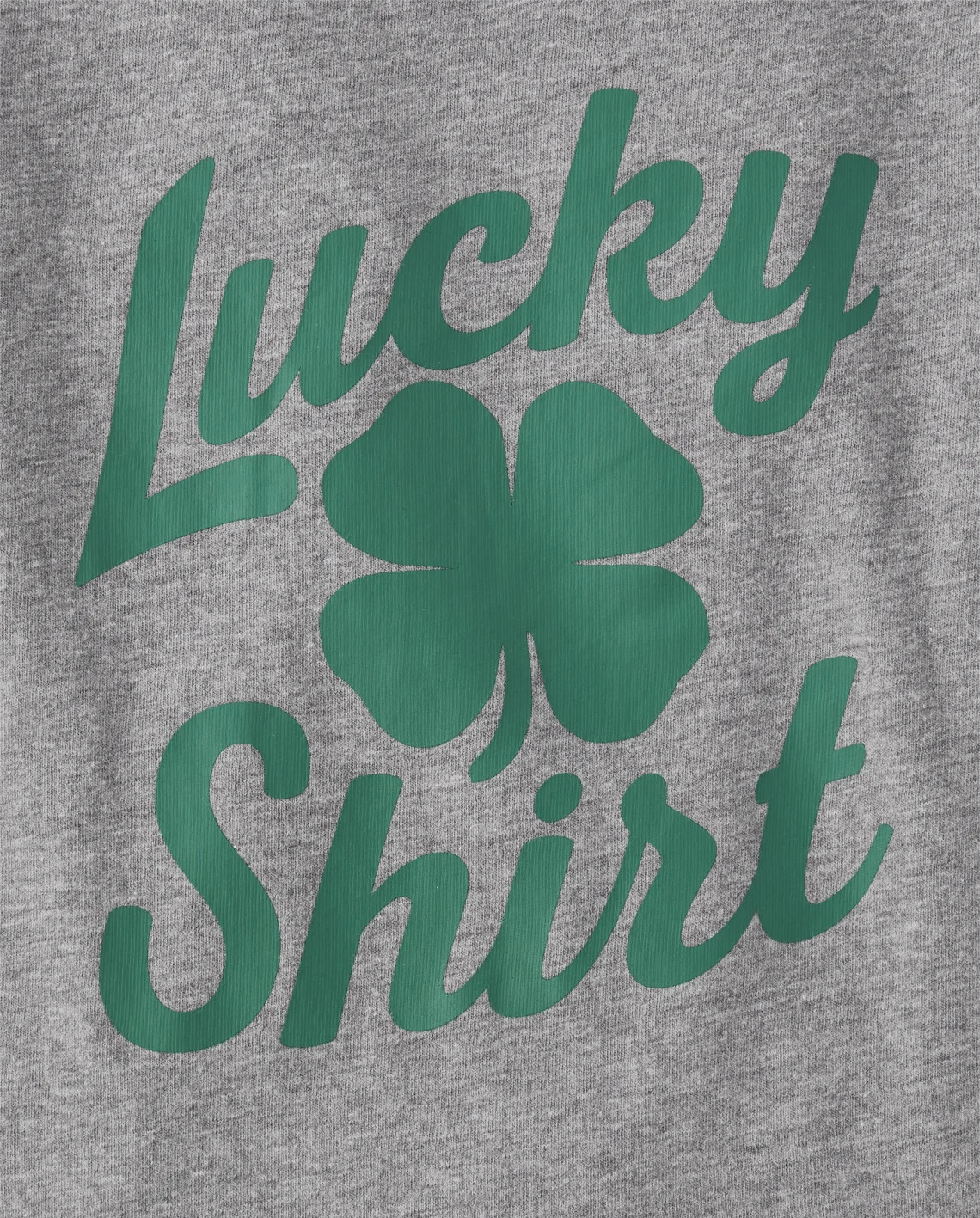 Baby And Toddler Boys Lucky Graphic Tee - gray | The Children's Place