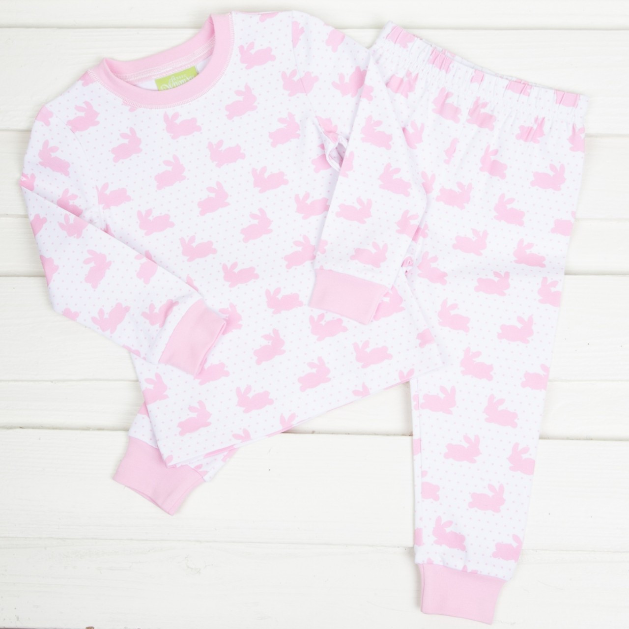 Pink Bunny Dreams Knit Loungewear | Classic Whimsy