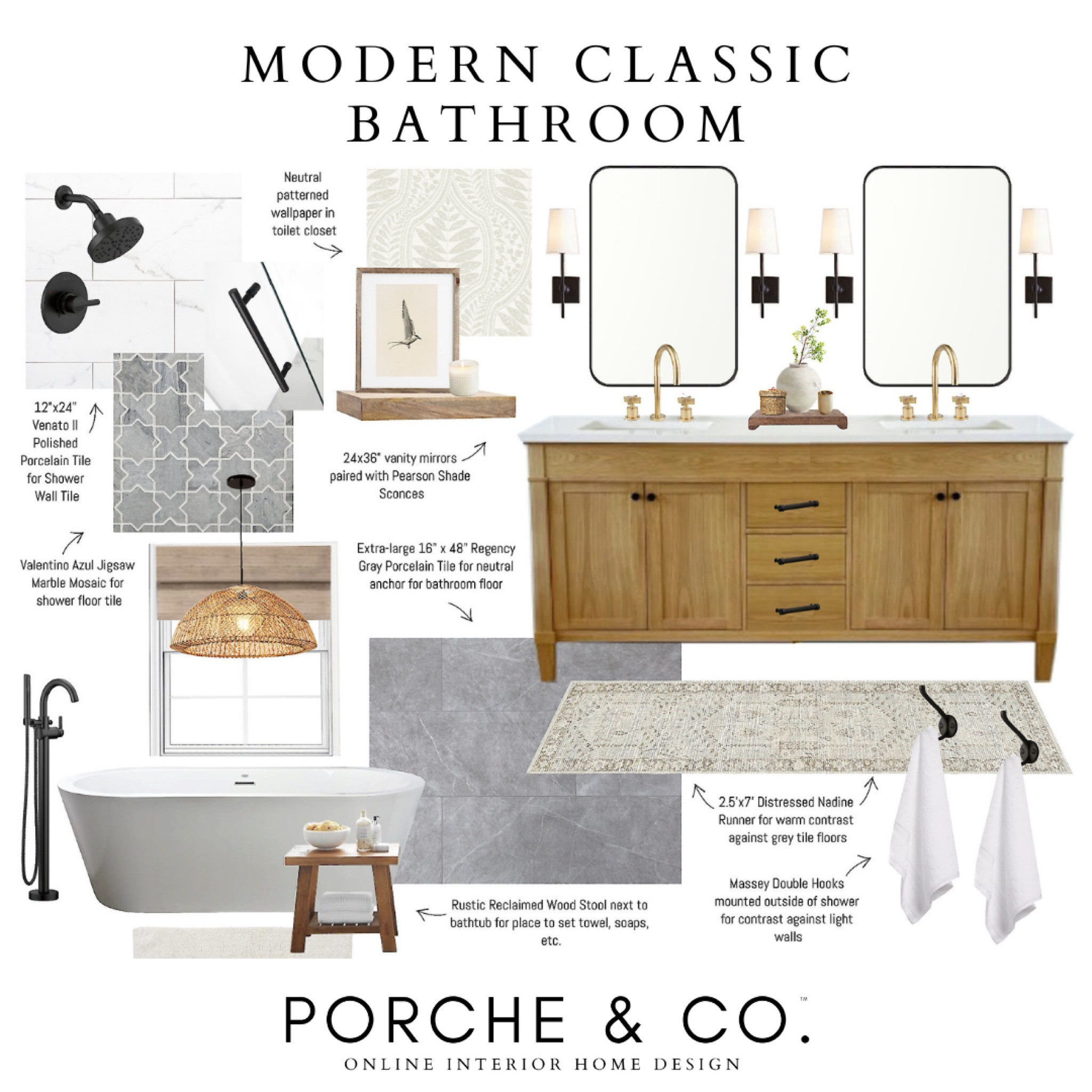 Bathroom design, bathroom mood board, bathroom decor, double vanity, bathroom inspo #bathroom #moodboard 

#LTKhome #LTKstyletip #LTKSeasonal