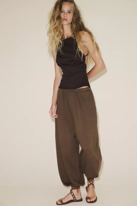 OPEN-BACK PLEATED TOP | Zara US