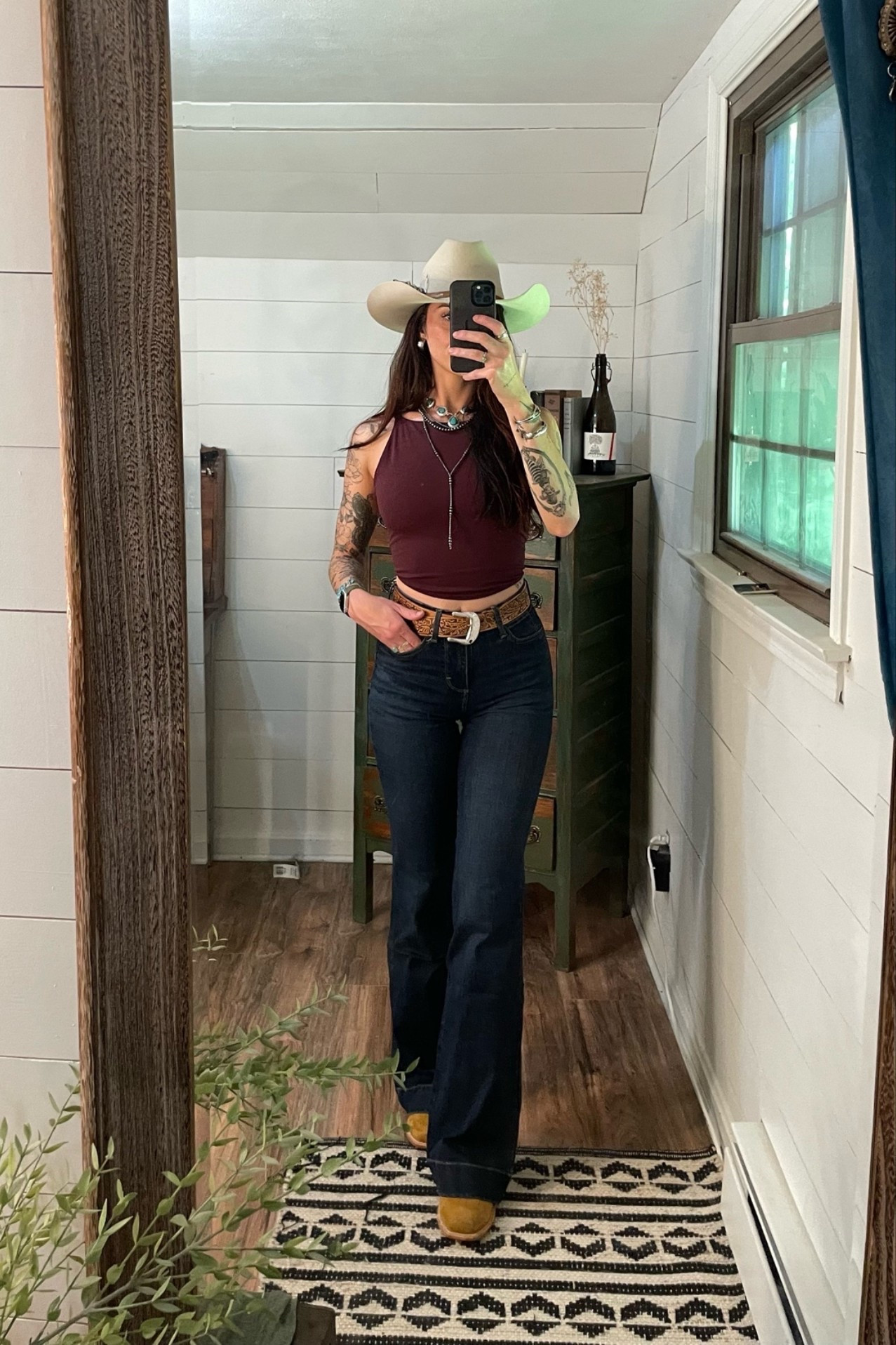 Hat: Cofer Hat Co, similar linked
Belt: thrifted, similar linked
Boots: Hyer Boots “MEGSREN” for $ off

#LTKootd #LTKdayinmylife #LTKgrwm