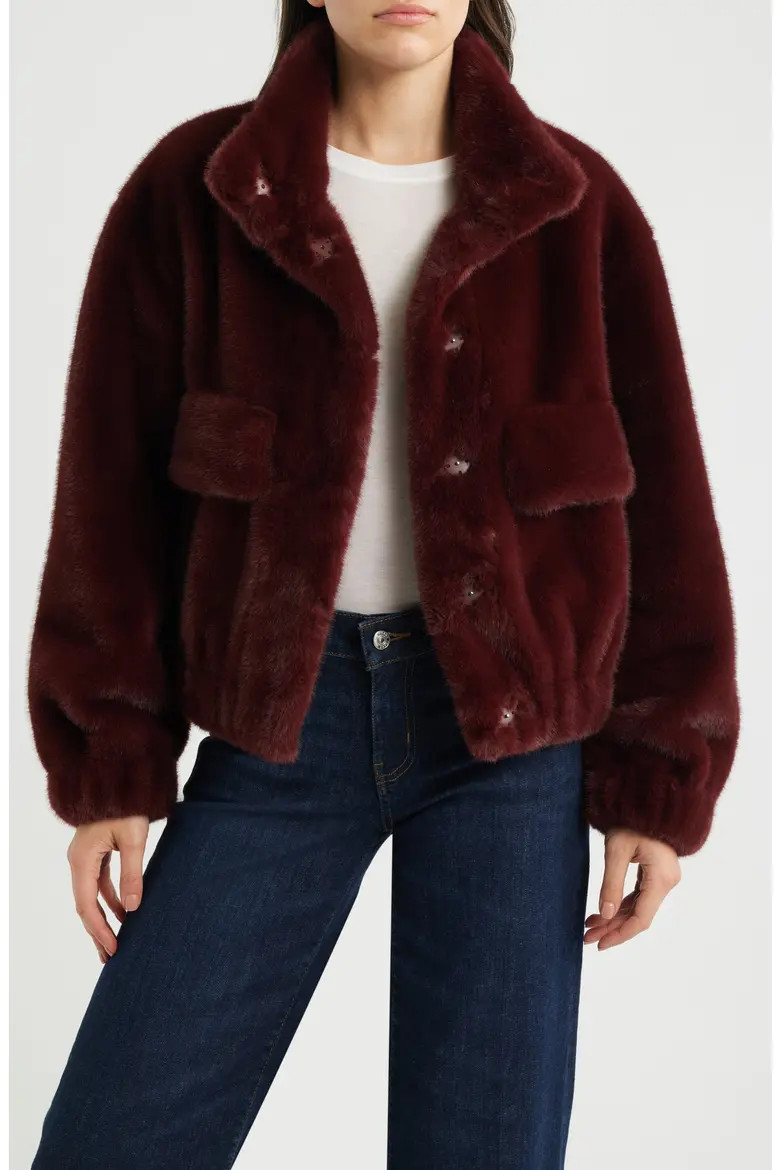 Faux Fur Bomber Jacket (Women) | Nordstrom | Nordstrom