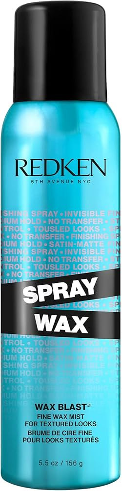 Redken Spray Wax Invisible Texture Mist For All Hair Types - High Impact Finishing Spray Wax, Add... | Amazon (US)