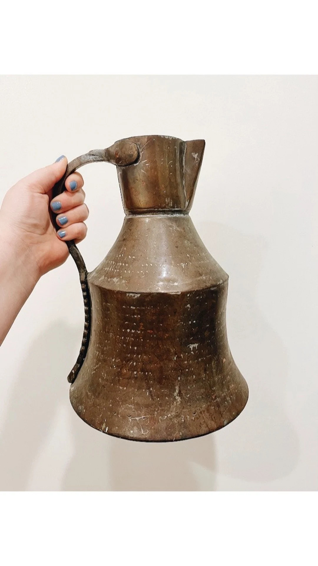 Antique Weathered Copper Pitcher / Copper Watering Can / - Etsy | Etsy (US)