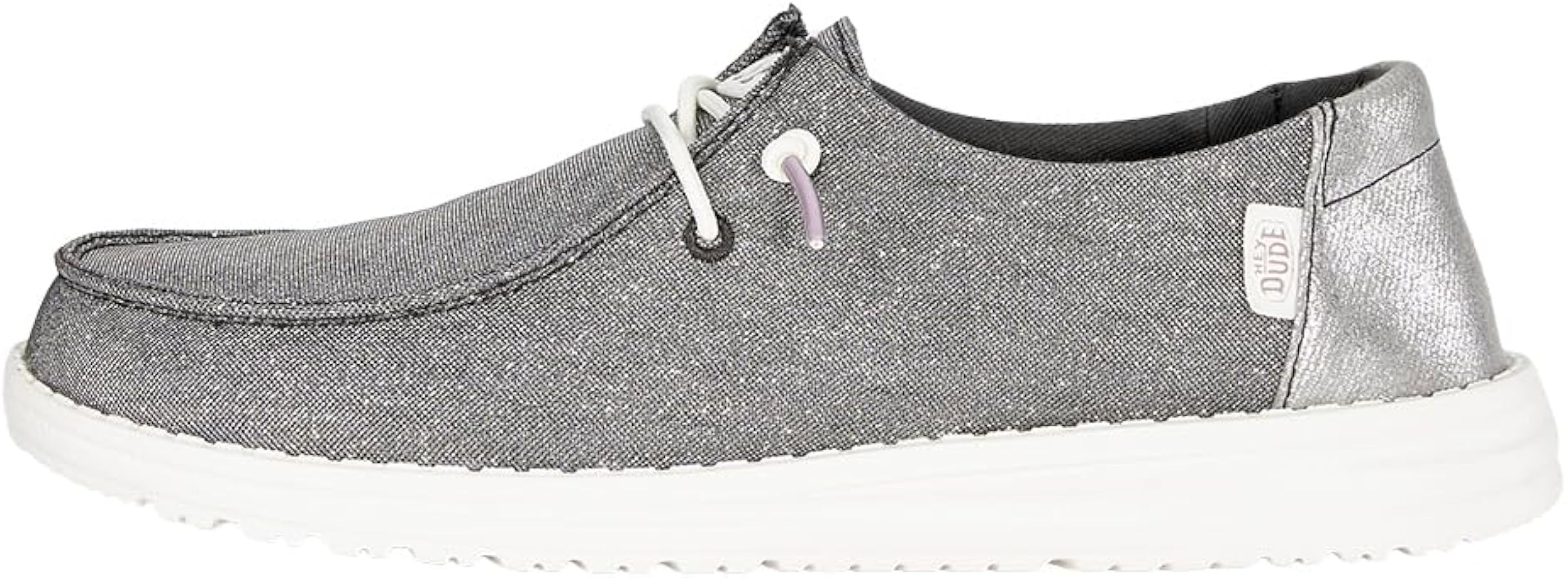 HEYDUDE Women’s Wendy Metallic Sparkle Slip-On Shoes | Stylish Fashion Loafers for Women | Ligh... | Amazon (US)