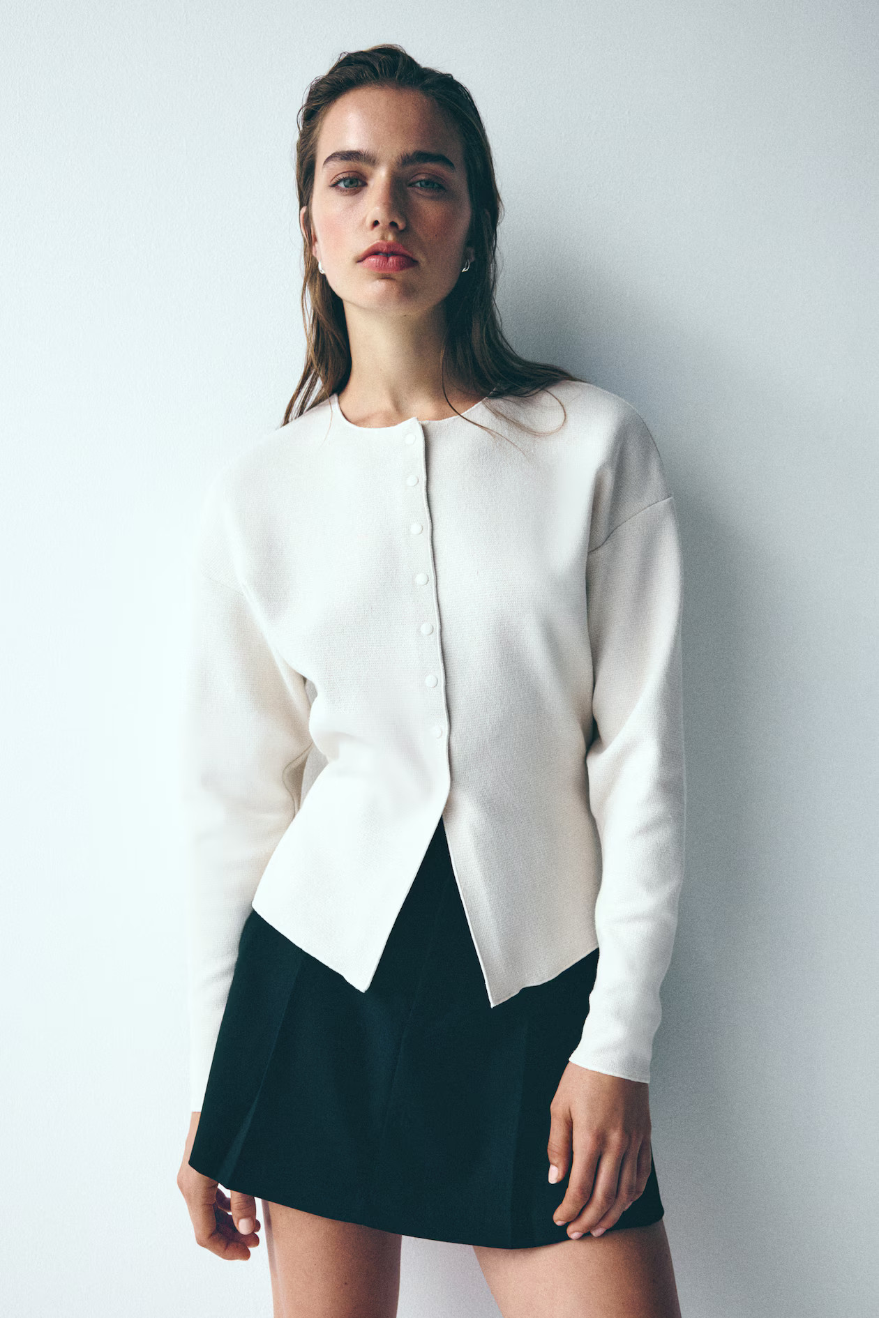 Textured-Knit Cardigan | H&M (US + CA)