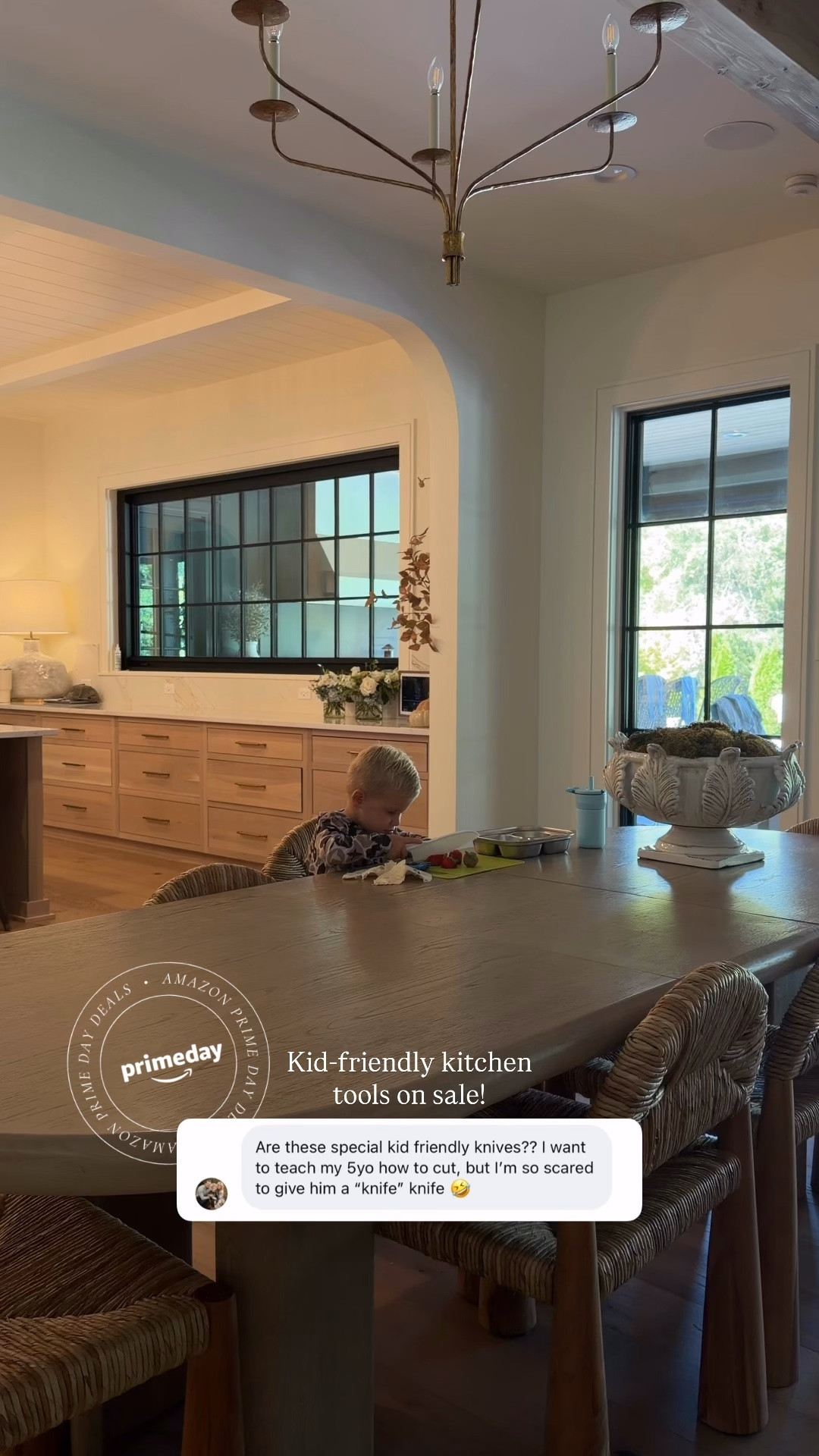 Kid-friendly cooking essentials on sale! Includes a set of safe plastic knives for kids to help out in the kitchen with. Great way to get them involved!