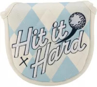 Barstool Sports Hit It Hard Blue Argyle Mallet Putter Headcover | Golf Galaxy