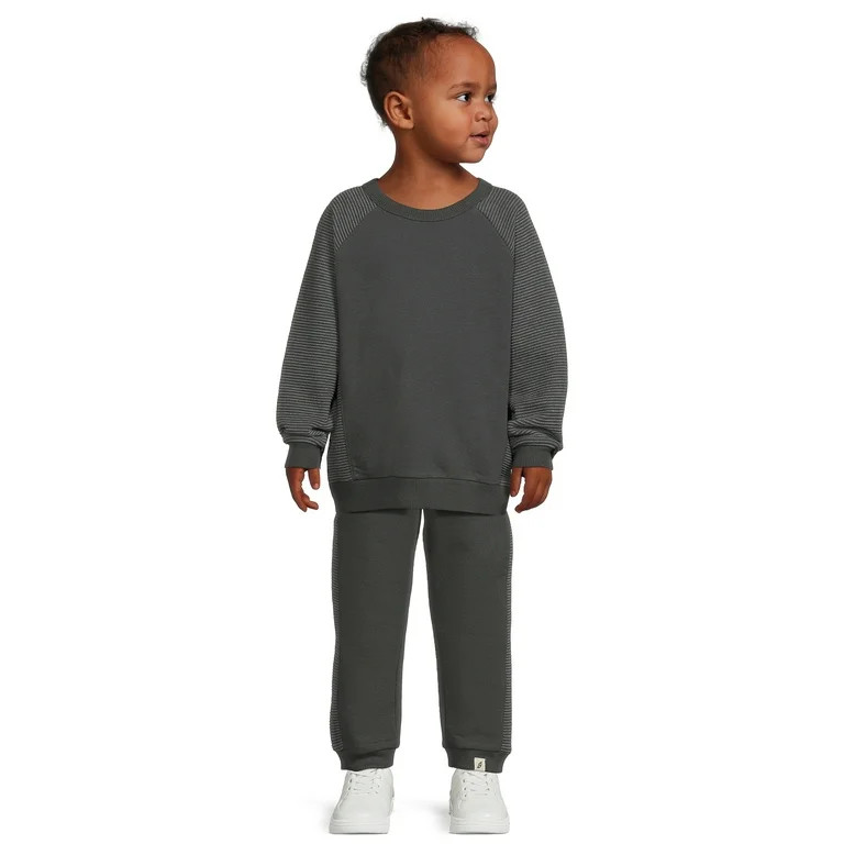 easy-peasy Toddler Boy Long Sleeve Crewneck Sweatshirt, Sizes 12 Months-5T | Walmart (US)
