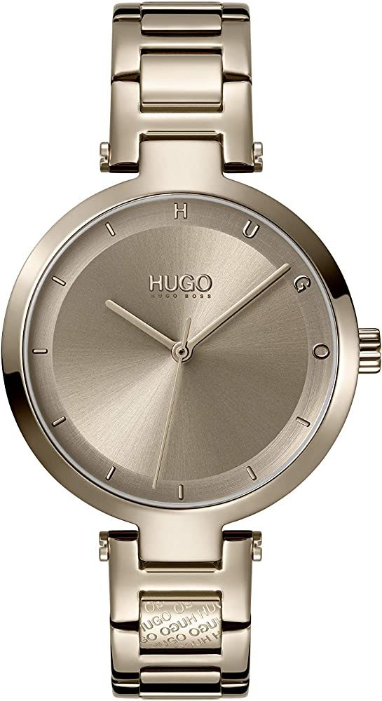 HUGO Hope Women's Quartz Stainless Steel and Link Bracelet Casual Watch (Model: 1540077) | Amazon (US)