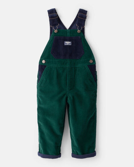 Toddler Boy Corduroy Overalls - Green | Carter's Inc