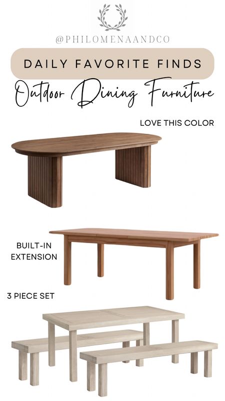 Outdoor furniture, outdoor dining, outdoor dining table, outdoor table, Al fresco, summer dining, dining table, wood dining table, oval dining table, outdoor furniture set, Sure, here are the 30 keywords separated by commas:

Outdoor dining furniture, Patio dining sets, Outdoor dining table, Garden dining chairs, Deck dining furniture, Outdoor dining bench, Picnic tables, Wicker patio set, Aluminum outdoor furniture, Rustic outdoor dining, Teak dining furniture, Plastic patio set, Folding outdoor table, Metal outdoor chairs, Acacia wood dining, Resin wicker dining set, Bistro dining set, Polywood dining furniture, Outdoor bar set, Balcony dining set, Cast aluminum dining, Stainless steel outdoor furniture, Modern outdoor dining, Compact patio set, Adirondack dining chairs, Outdoor picnic bench, Glass top outdoor table, Rattan patio furniture, Swivel patio chairs, Fire pit dining table

#LTKSaleAlert #LTKSeasonal #LTKHome