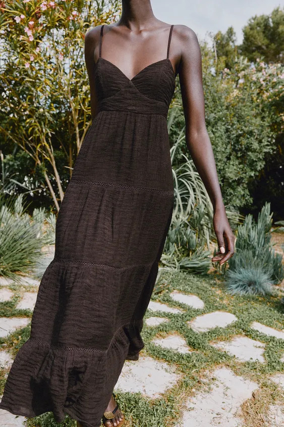 LONG STRAPPY DRESS | Zara Canada