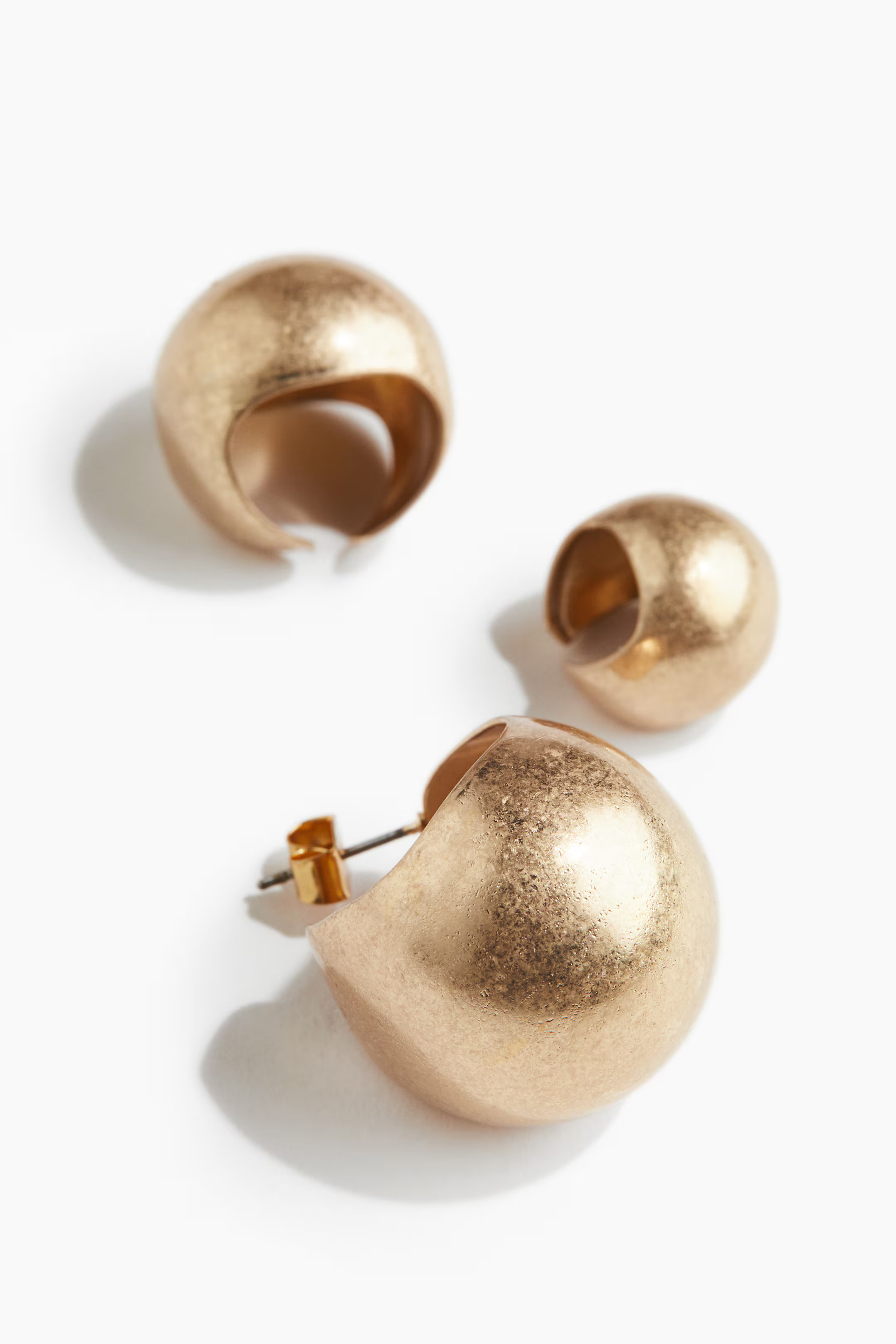 3-pack ear cuffs and earring - Gold-coloured - Ladies | H&M GB | H&M (UK, MY, IN, SG, PH, TW, HK)