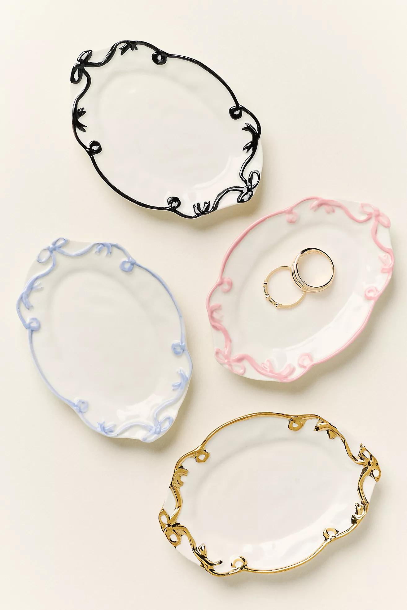 Benedita Bow Trinket Dish | Anthropologie (US)