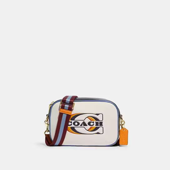 Mini Jamie Camera Bag In Colorblock Signature Canvas With Coach Stamp | Coach Outlet