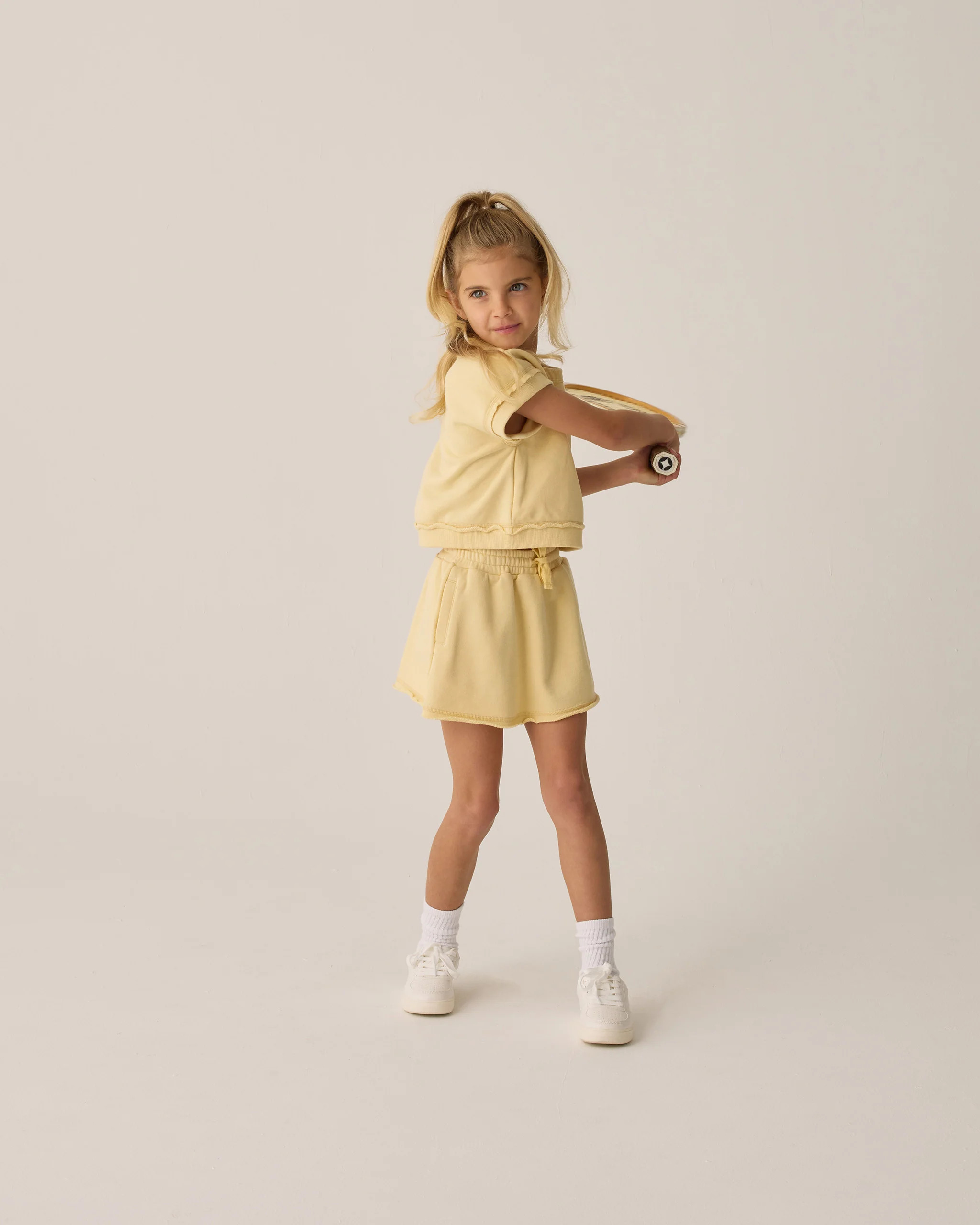 Volley Skirt || Yellow | Rylee + Cru