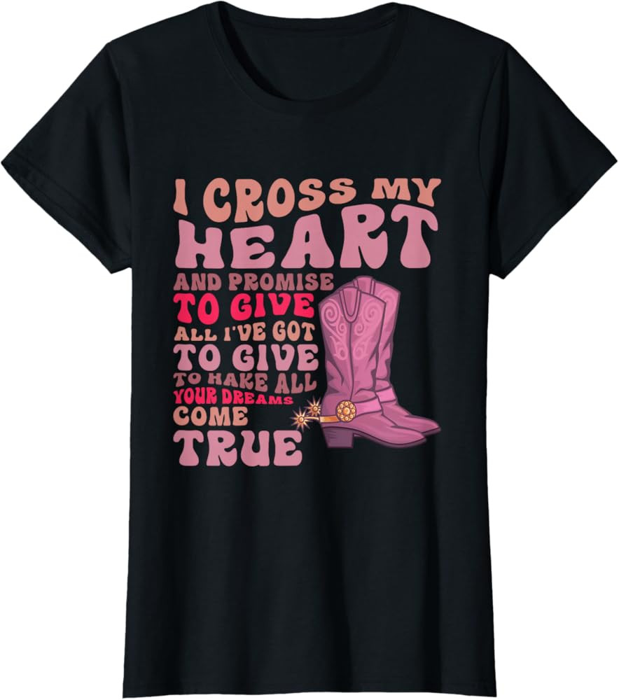 I Cross My Heart and Promise Apparel T-Shirt | Amazon (US)