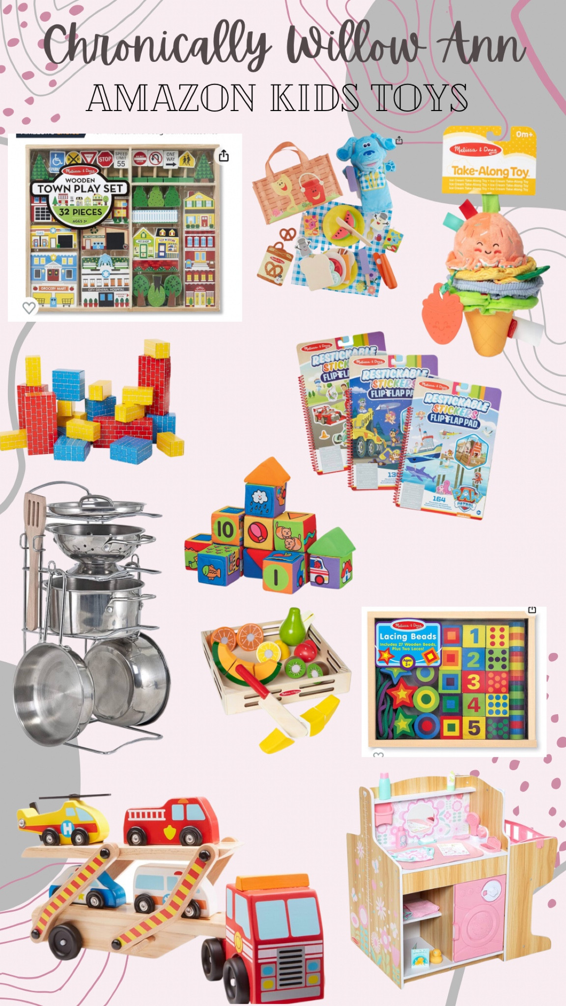 One of my all time favorite kid toy brands is on sale for up to 50% off right now on Amazon. A great time to start buying some Christmas presents on sale and spread out the spending. Kitchen toys, pots and pans, kid imagination toys, kids lacing beads, kids stacking,
Building blocks, play food

#LTKxPrime #LTKHolidaySale #LTKkids