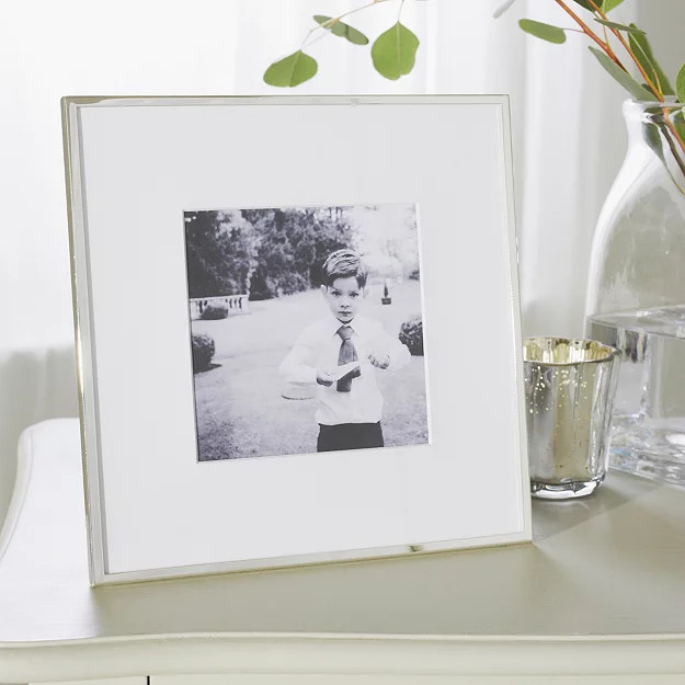 Fine Silver Picture Frame 5x5” | The White Company (UK)
