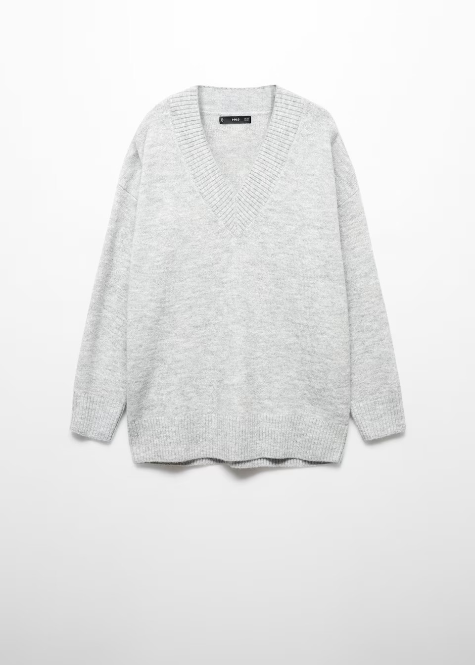 Oversized v-neck sweater -  Women | Mango USA | MANGO (US)