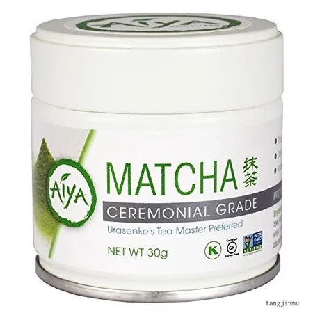 aiya authentic japanese ceremonial grade matcha green tea powder 30g tin (1.06 oz.) | Walmart (US)