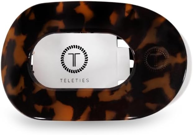 TELETIES - Medium Flat Round Clip - Strong Grip, Bendable Teeth, Comfortable Curved Design - For ... | Amazon (US)
