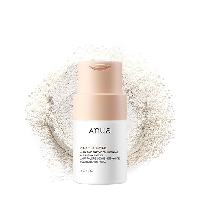 ANUA RICE ENZYME BRIGHTENING CLEANSING POWDER, Rice Mask, Ceramide, Gentle Face Wash for Brighten... | Amazon (US)