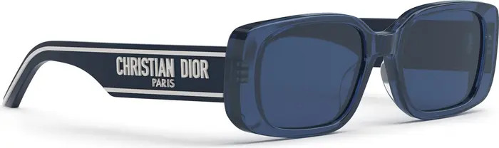DIOR Wildior S2U 53mm Rectangular Sunglasses | Nordstrom | Nordstrom