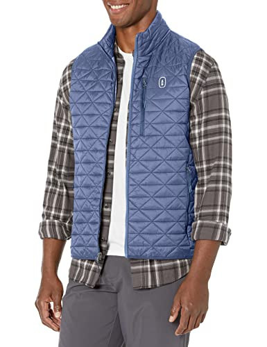 BASS OUTDOOR Men's Quilted Lightweight Packable Puffer, Blue Indigo Vest, Medium | Amazon (US)