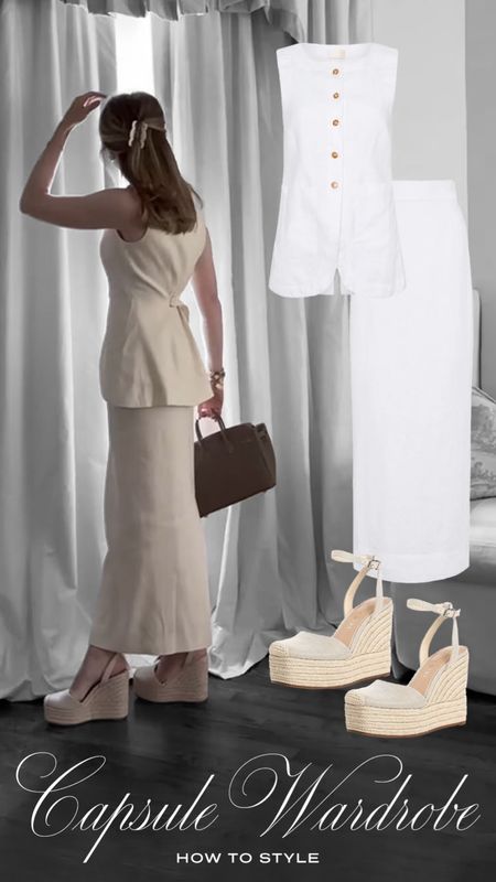 This Posse set and Giani Bini espadrilles are two of my favorite timeless pieces for the capsule wardrobe. 