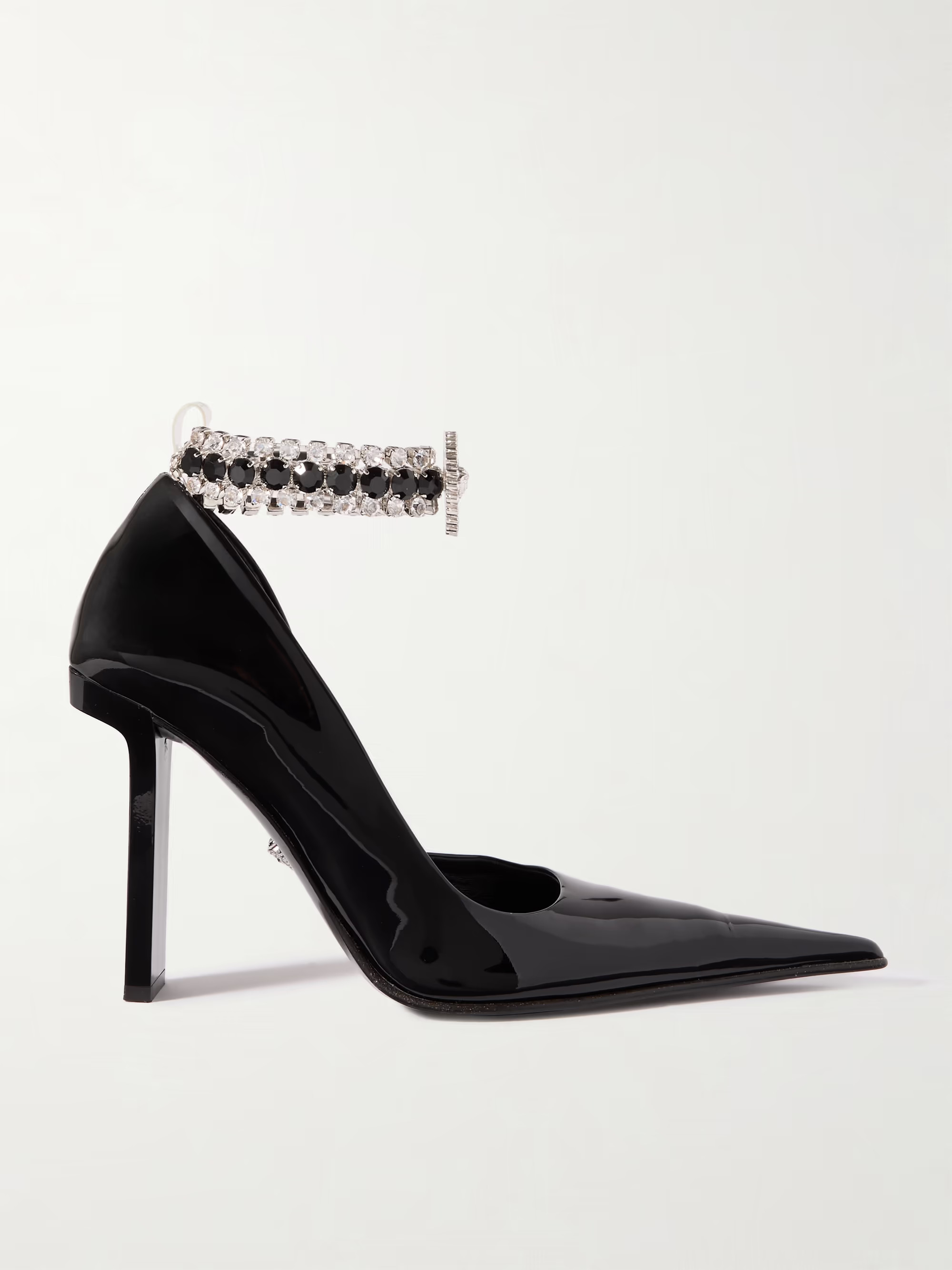 Embellished patent-leather point-toe pumps | NET-A-PORTER (UK & EU)